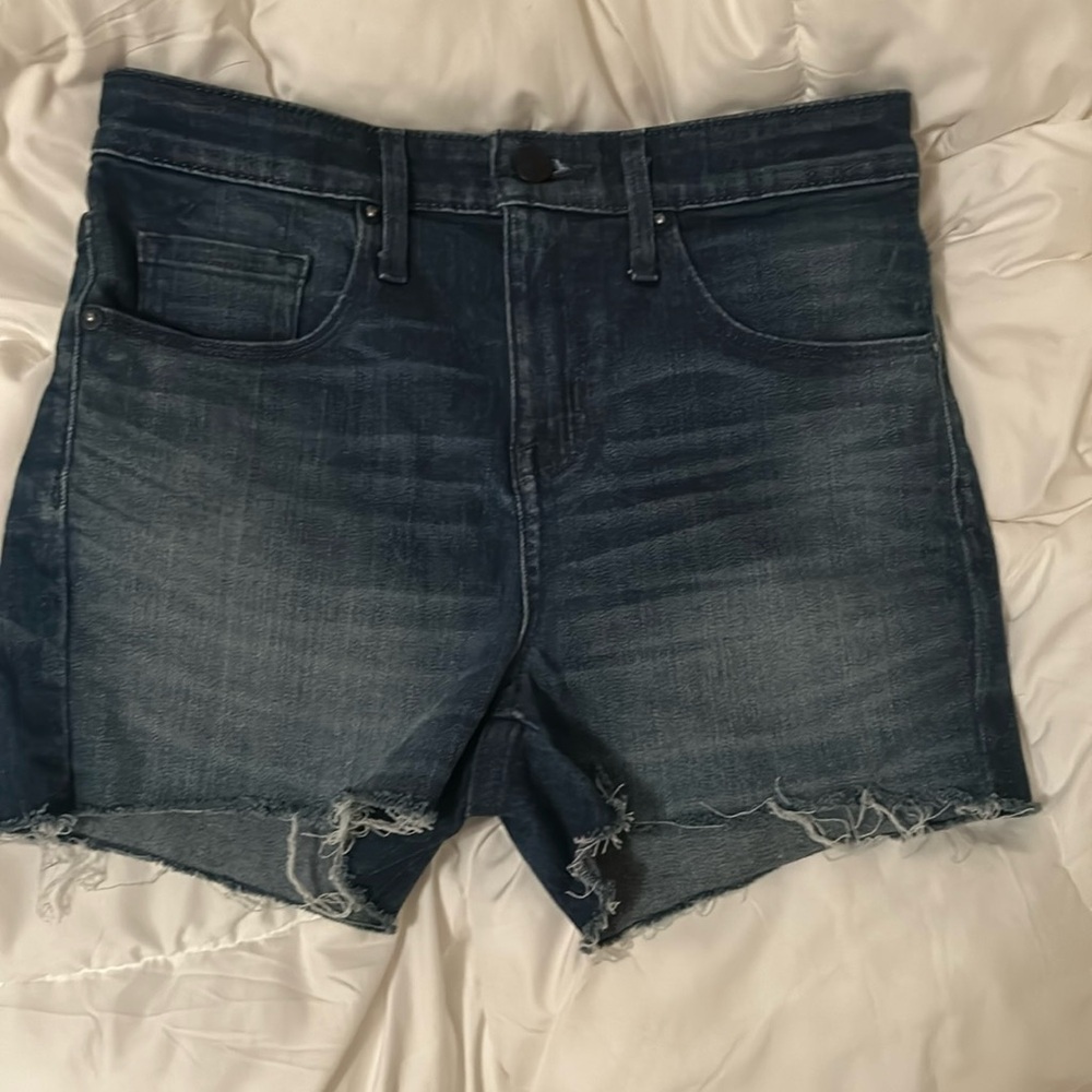 High rise jean shorts
